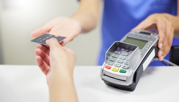 Medical,,People,And,Credit,Card,In,Hospital,With,Nurse,,Healthcare